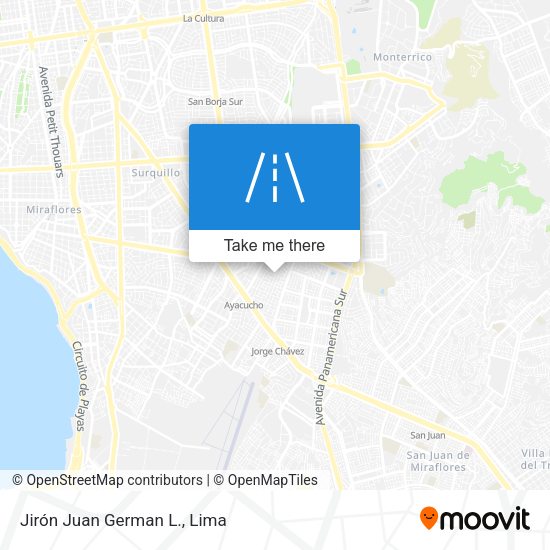 Mapa de Jirón Juan German L.