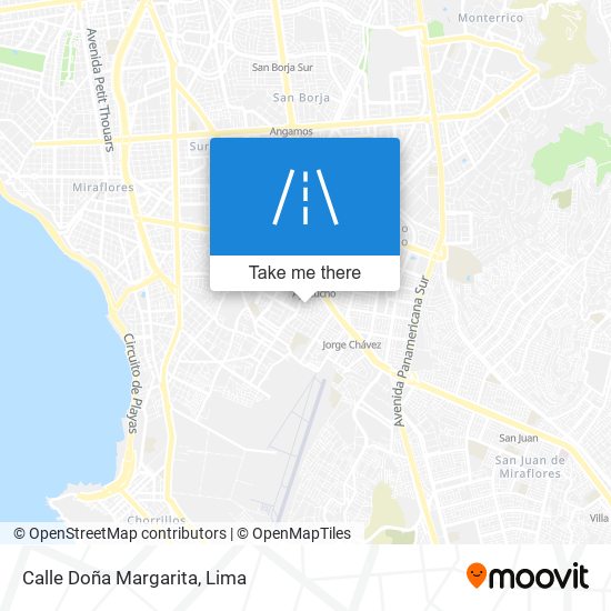 Mapa de Calle Doña Margarita