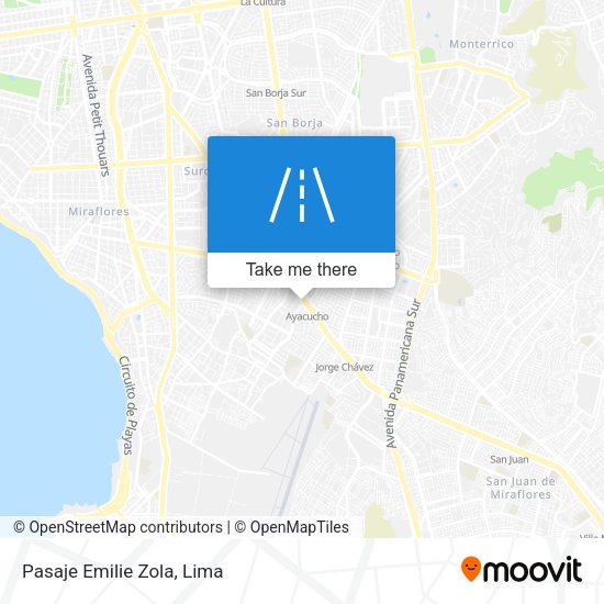Mapa de Pasaje Emilie Zola