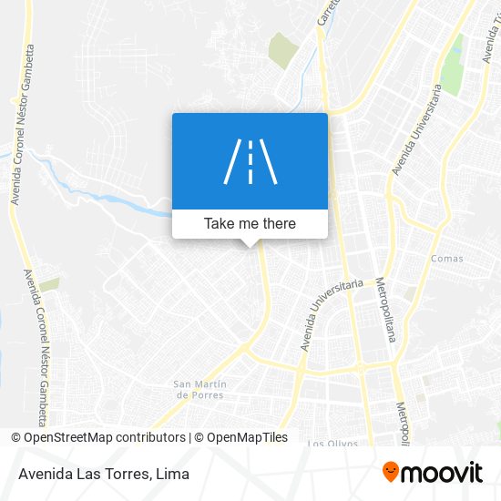 Avenida Las Torres map