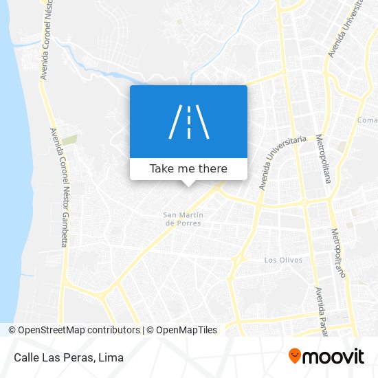 Calle Las Peras map