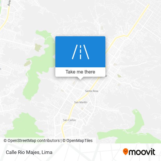 Calle Rio Majes map