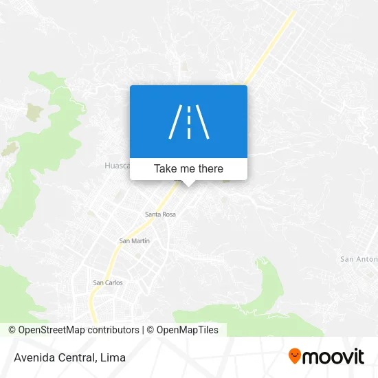 Avenida Central map