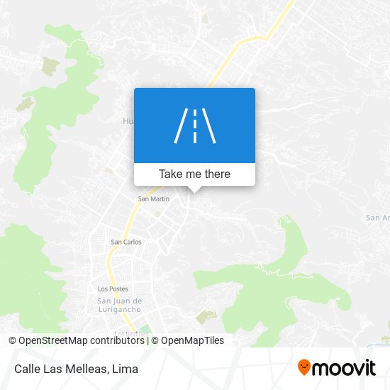 Calle Las Melleas map