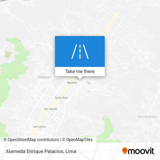 Alameda Enrique Palacios map