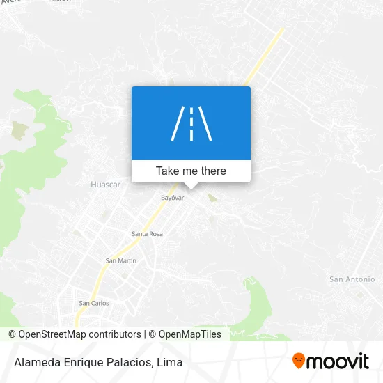 Alameda Enrique Palacios map