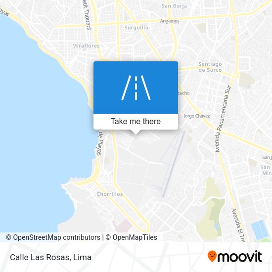 Calle Las Rosas map