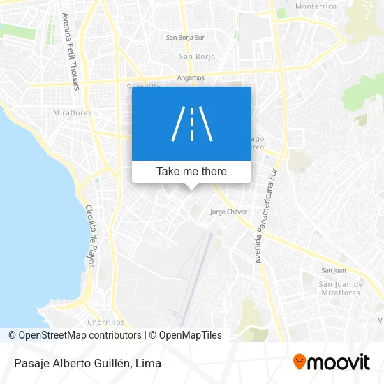 Pasaje Alberto Guillén map