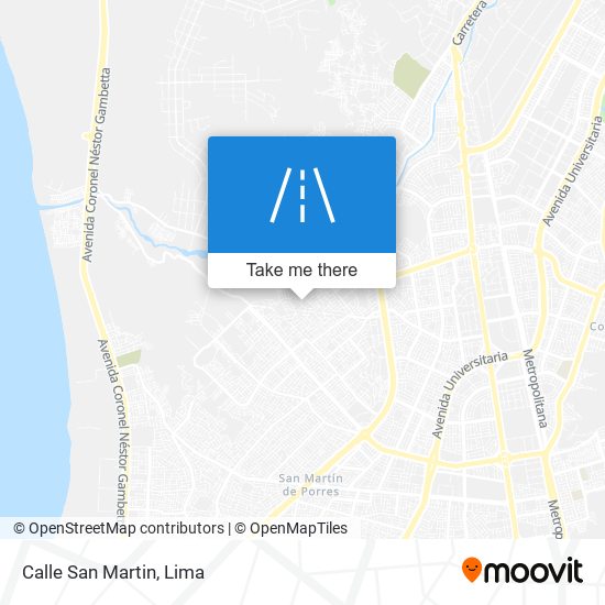 Calle San Martin map