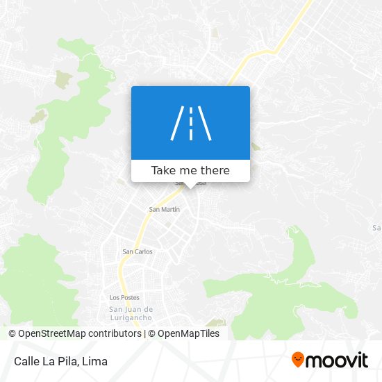 Calle La Pila map