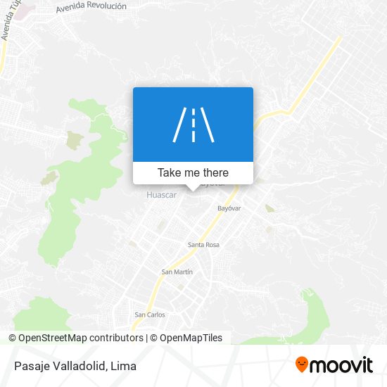 Pasaje Valladolid map