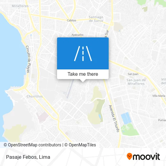 Pasaje Febos map