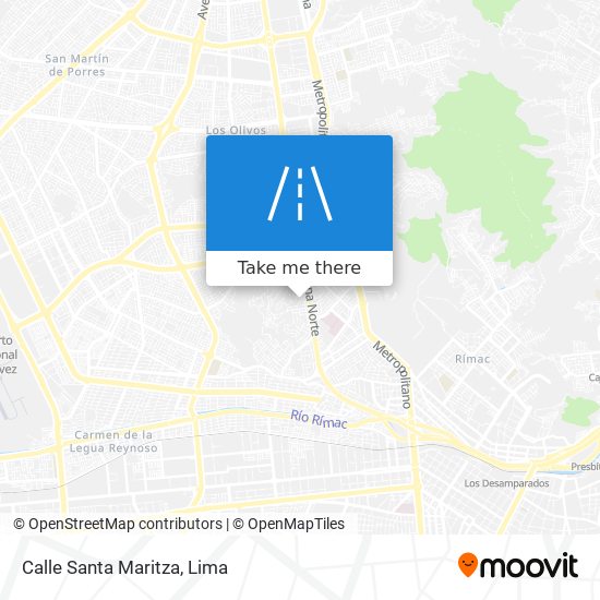 Calle Santa Maritza map