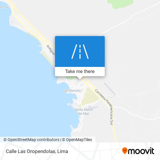 Mapa de Calle Las Oropendolas