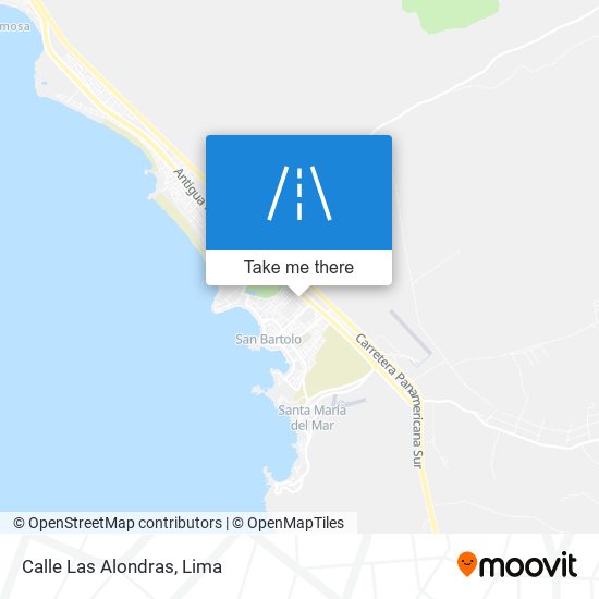 Mapa de Calle Las Alondras