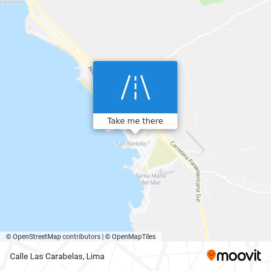 Calle Las Carabelas map