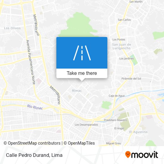 Mapa de Calle Pedro Durand
