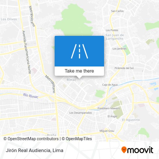 Mapa de Jirón Real Audiencia
