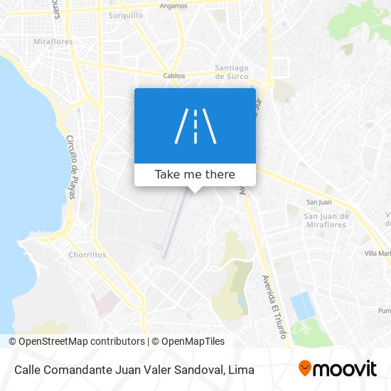 Calle Comandante Juan Valer Sandoval map