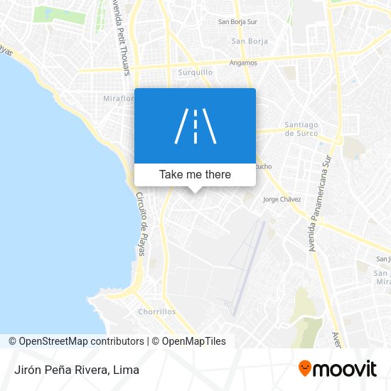 Mapa de Jirón Peña Rivera