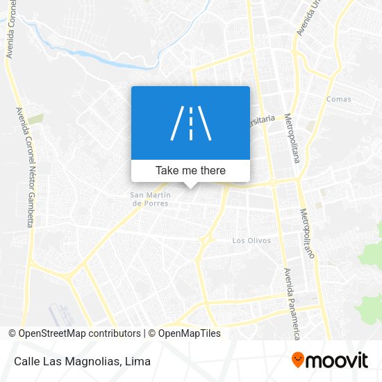 Calle Las Magnolias map