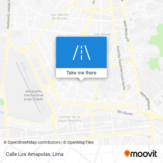 Calle Los Amapolas map