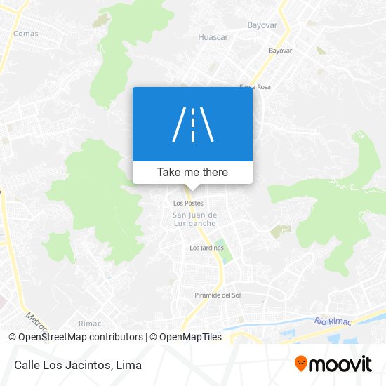 Calle Los Jacintos map