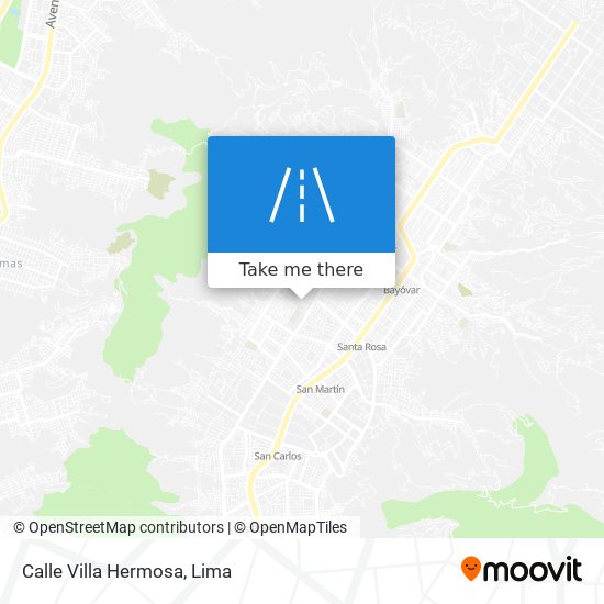 Calle Villa Hermosa map
