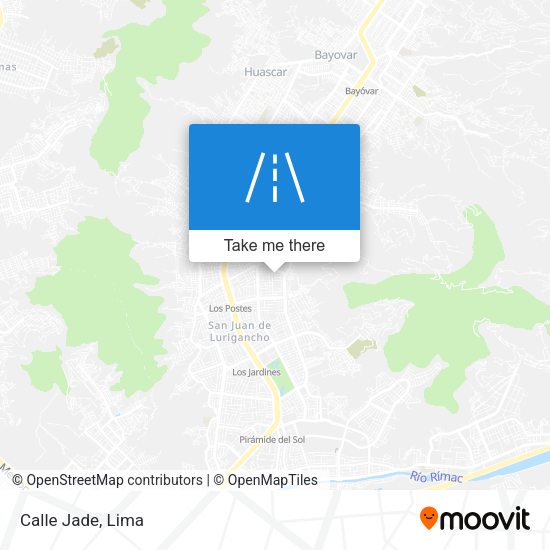 Calle Jade map