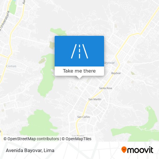 Avenida Bayovar map