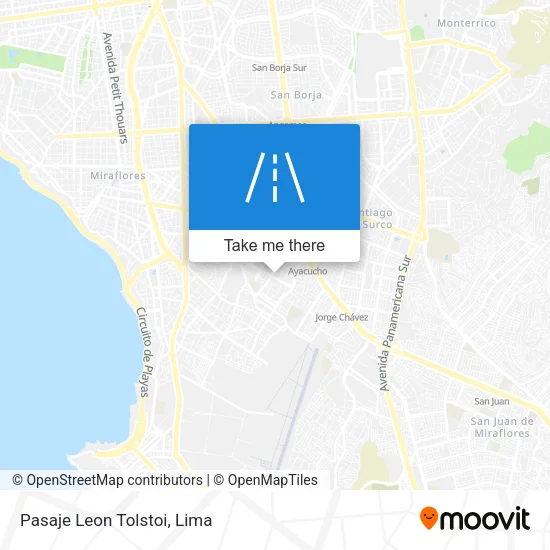 Pasaje Leon Tolstoi map