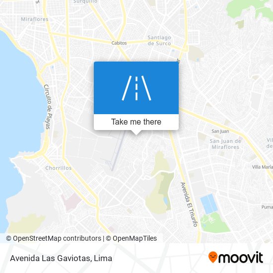 Avenida Las Gaviotas map