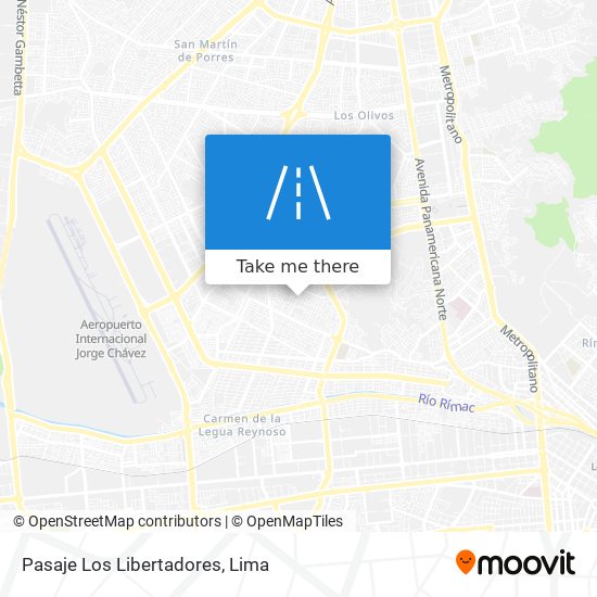Pasaje Los Libertadores map