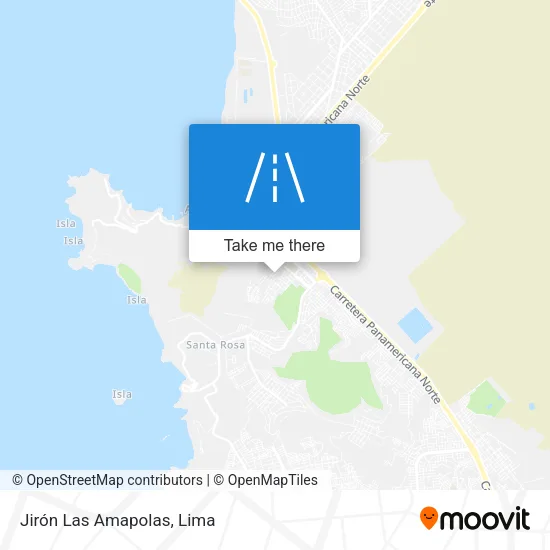 Jirón Las Amapolas map
