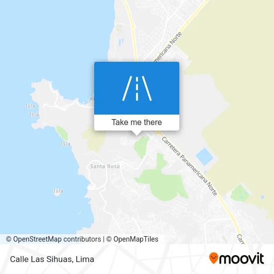 Calle Las Sihuas map