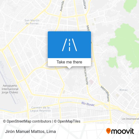 Jirón Manuel Mattos map