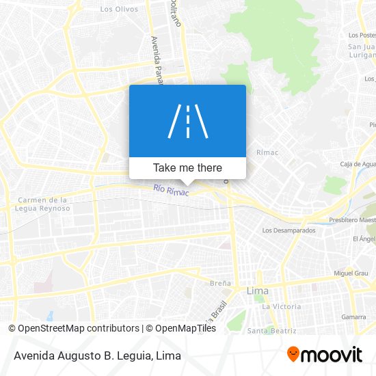 Avenida Augusto B. Leguia map