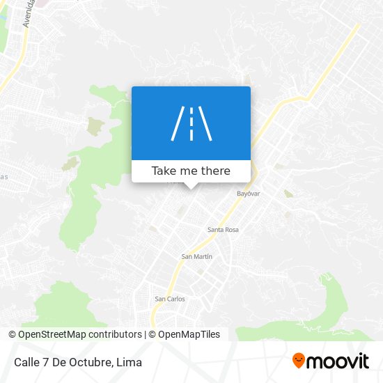 Calle 7 De Octubre map