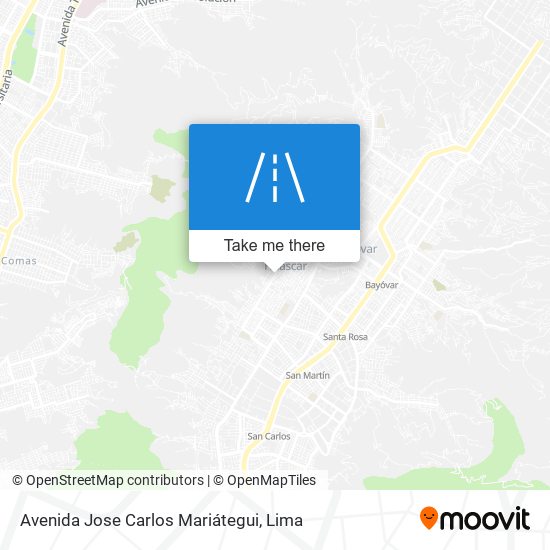 Avenida Jose Carlos Mariátegui map