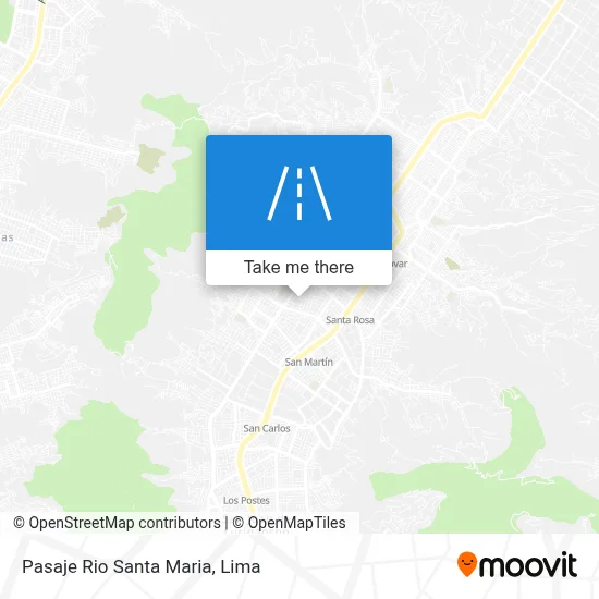 Pasaje Rio Santa Maria map