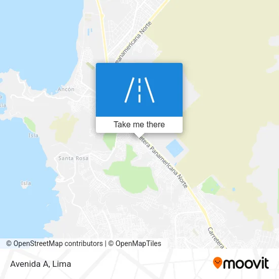 Avenida A map