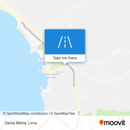 Santa María map