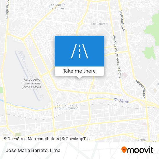 Jose María Barreto map