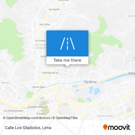 Calle Los Gladiolos map