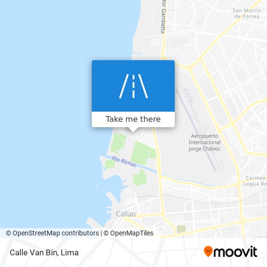 Calle Van Bin map