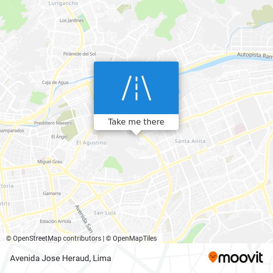 Avenida Jose Heraud map