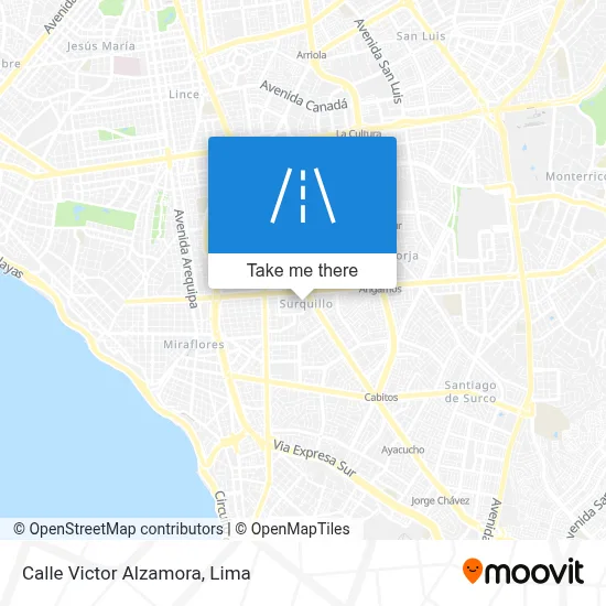 Calle Victor Alzamora map