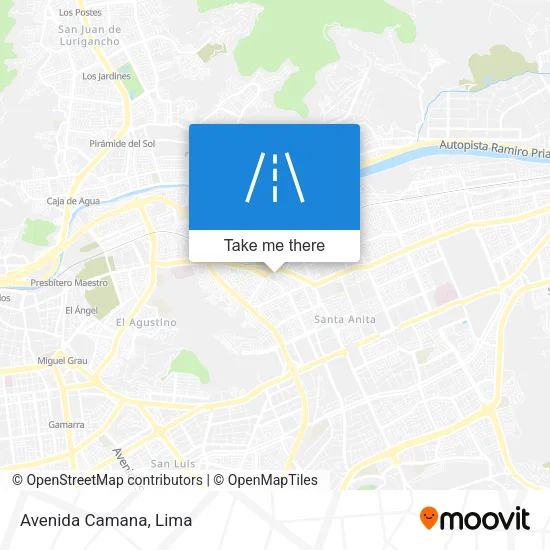 Avenida Camana map