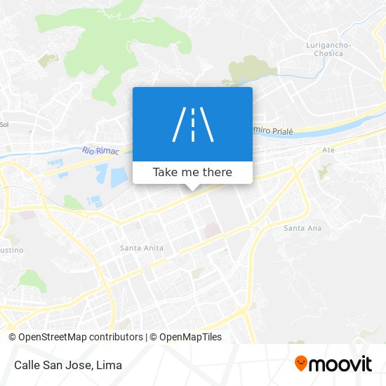 Calle San Jose map