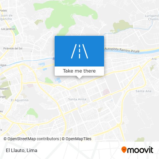 El Llauto map